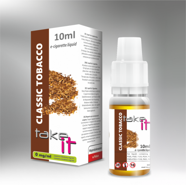 Take it - Classic Tobacco 10ml Liquid