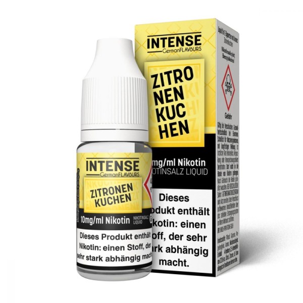 Intense - Zitronenkuchen Nikotinsalz e-Liquid 10ml
