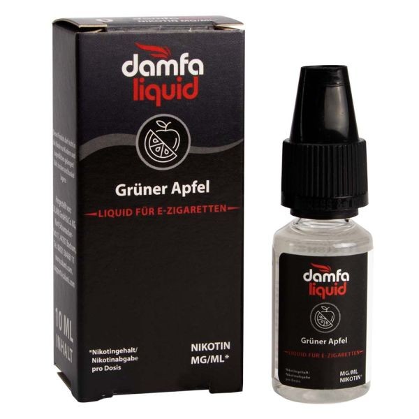 Damfaliquid - Grüner Apfel 10ml Liquid