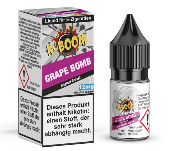 K-Boom - Grape Bomb 10ml Liquid