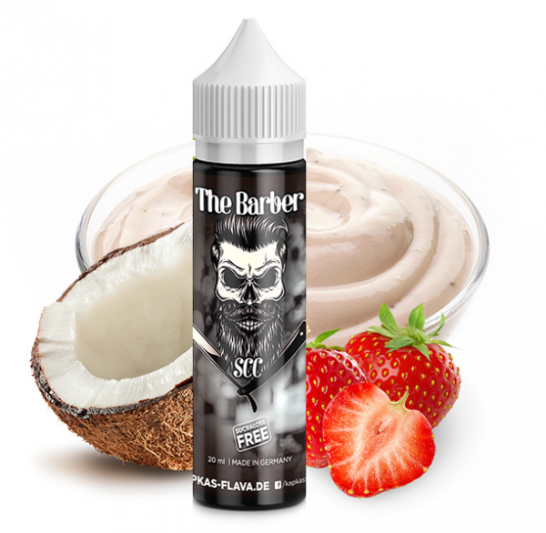 Kapka´s Flava - The Barber Sucralosefrei - SCC (Strawberry Coconut Cream) 20ml Aroma