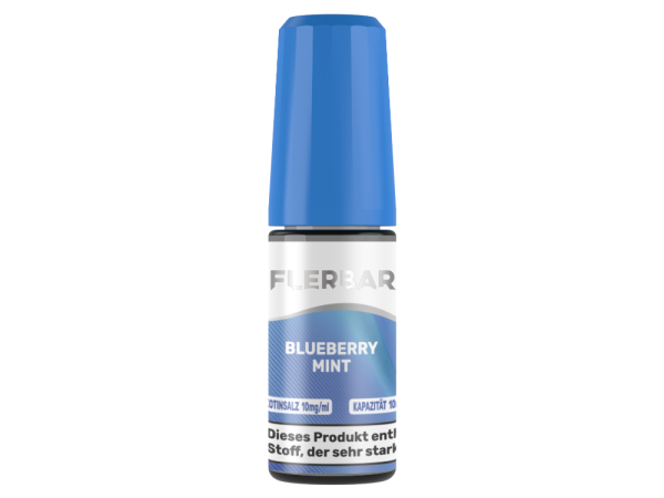 Flerbar - Blueberry Mint- Nikotinsalz Liquid