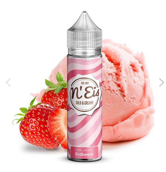 N'Eis - Erdbeere 10ml Longfill