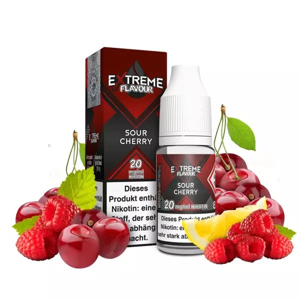 Extreme Flavour - Cherry Sour - Overdosed Liquid 10ml Hybrid Nicsalt