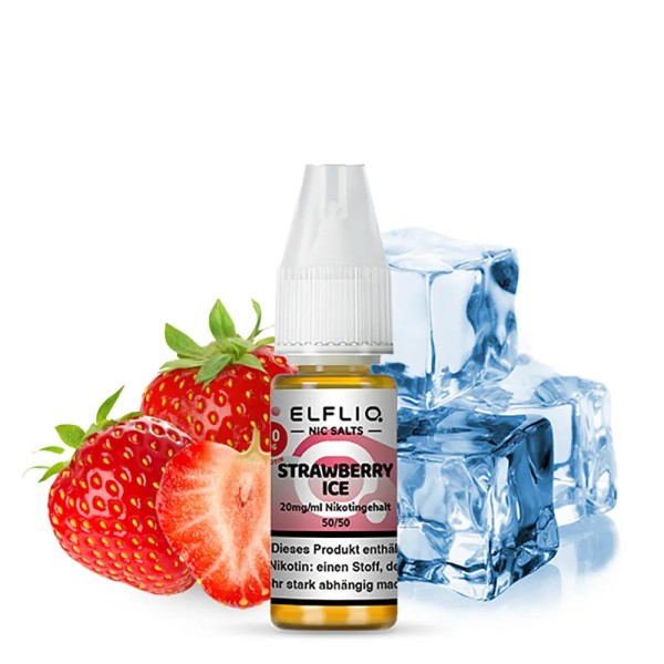 Elfbar - Elfliq Strawberry Ice Nikotinsalzliquid 10ml