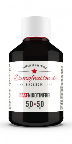 Dampfnation Base 500ml - 0mg - 50VG/50PG