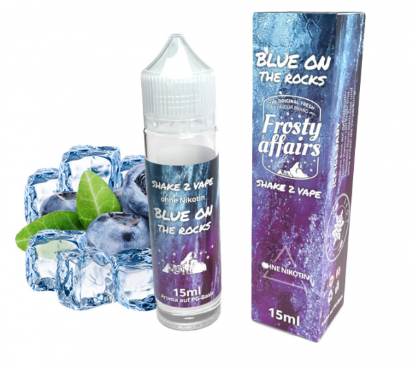 Frosty Affairs - Blue on the Rocks 15ml Aroma Longfill
