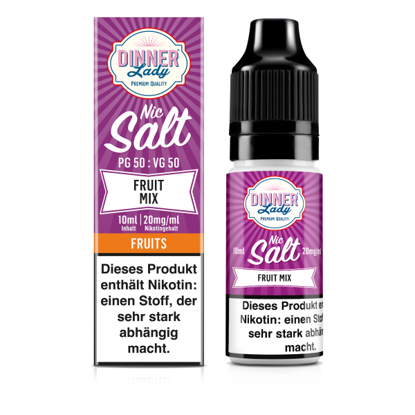 Dinner Lady - Fruit Mix 10ml Nikotinsalz Liquid