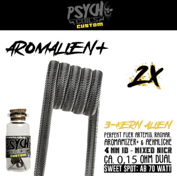 Psycho Coils - Aromalien+ 0,3ohm