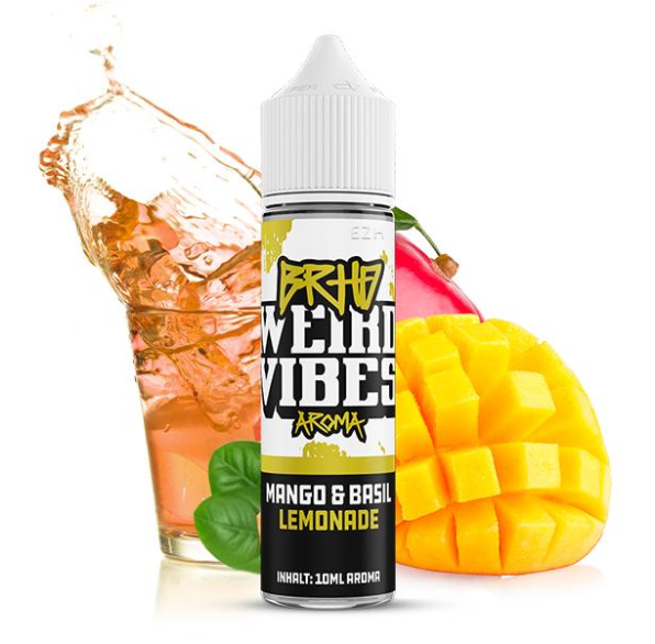 BRHD - Weird Vibes - Mango & Basil 10ml Aroma Longfill