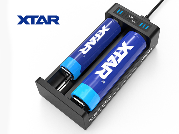 Xtar - MC2 Plus 2 Schacht USB Ladegerät für Li-Ion Akkus