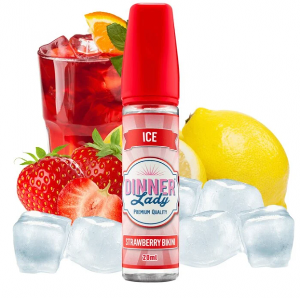 Dinner Lady - ICE - Strawberry Bikini 20ml Aroma Longfill