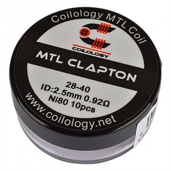 Coilology - MTL Clapton 0,92Ohm Nichrome (10Stk./VE)