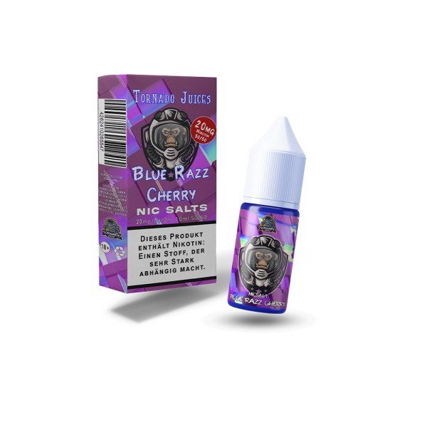 Tornado Juices - Blue Razz Cherry Overdosed Nikotinsalz