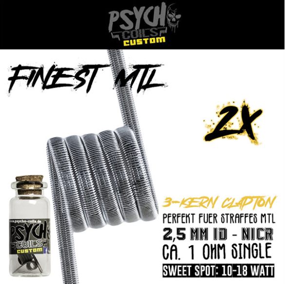 Psycho Coils - Psycho's Finest MTL 1,0 Ohm