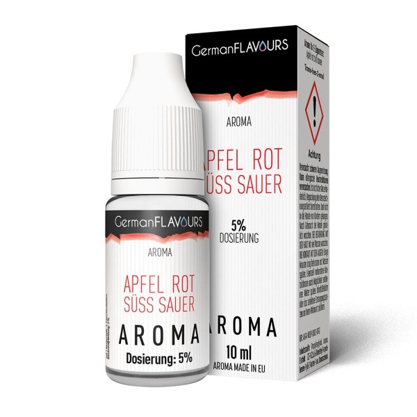 GermanFlavours - Apfel rot süß säuerlich Aroma 10ml