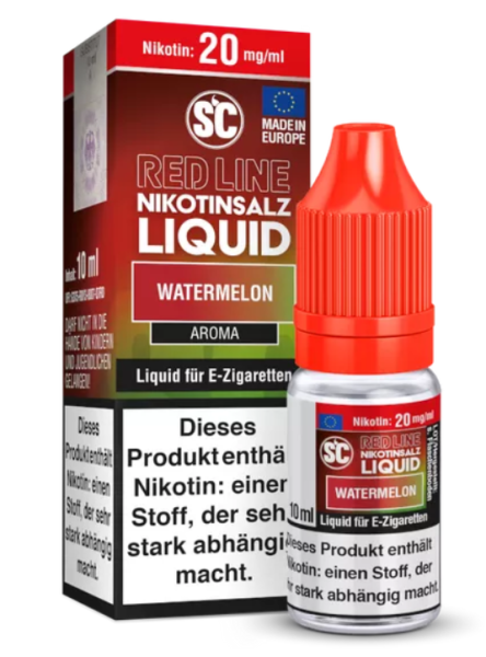 SC - Red Line - Watermelon - Nikotinsalz Liquid