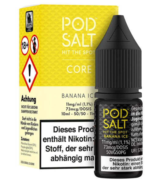 Pod Salt - Banana Ice 10ml Nikotinsalz Liquid