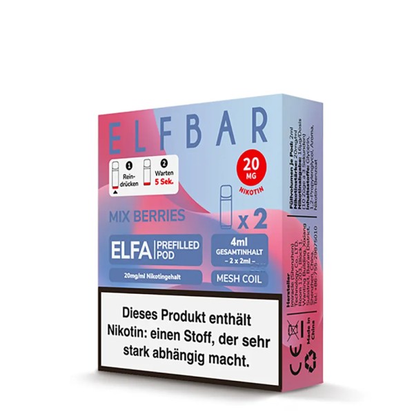 Elfbar - Elfa Pod Mixed Berries (2 Stück pro Packung)