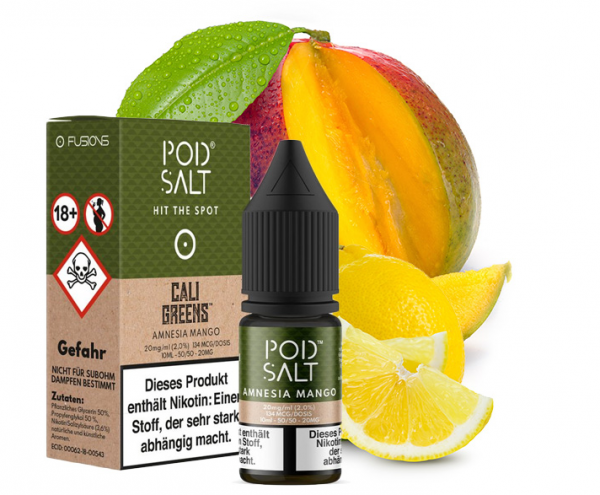 Pod Salt Fusion - Amnesia Mango 10ml Nikotinsalz Liquid