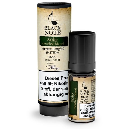 Black Note - Solo 10ml Liquid