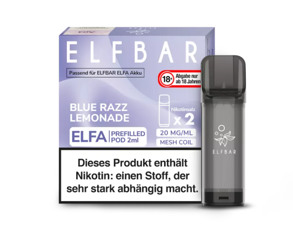 Elfbar - Elfa Pod Blue Razz Lemonade (2 Stück pro Packung)