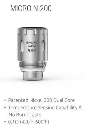 Smok - TFV4 Micro NI200 0,15 ohm Ersatzverdampfer