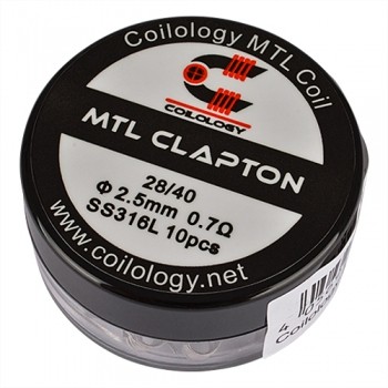 Coilology - MTL Clapton 0,7Ohm Edelsthal (10Stk./VE)