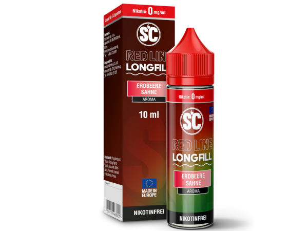 SC Red Line - Erdbeer Sahne 10ml Aroma