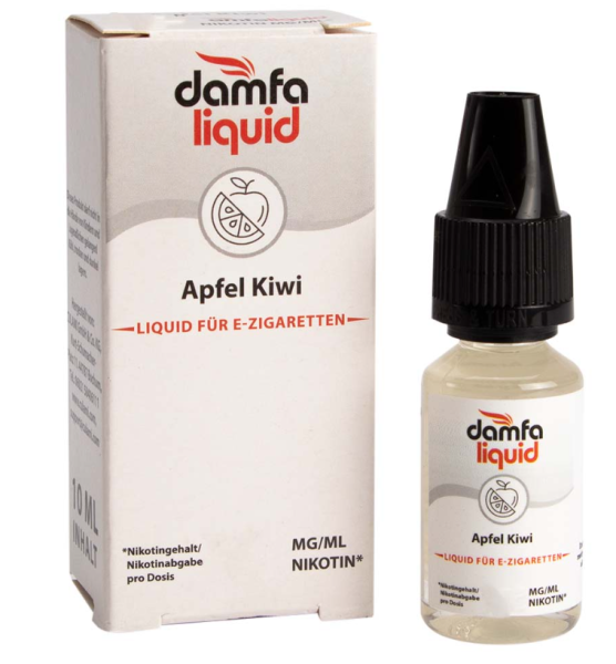 Damfaliquid - Apfel Kiwi (Fresh Green)10ml Liquid