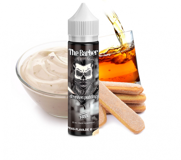 Kapka´s Flava - The Barber Sucralosefrei - Drunken Pudding 20ml Aroma