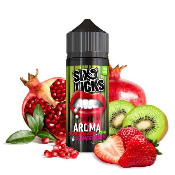 Six Licks - Strawberry Kiwi Pomegranate 10ml Aroma Longfill