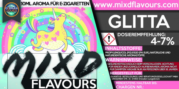 MIXD Flavours - Glitta 10ml Aroma MHD (01/20)