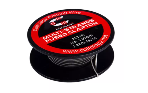 Coilology - Multi-Strands Fused Clapton SS316 Spule (10ft)