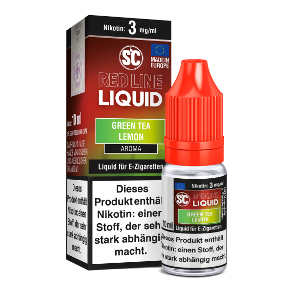 SC - Red Line Nitotin - Green Tea Lemon - Nikotin Liquid