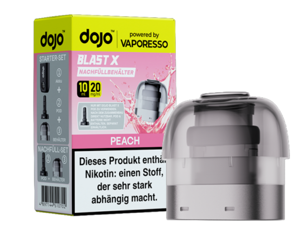 Vaporesso - Dojo Blast X Pod Nachfüllbehälter 10ml