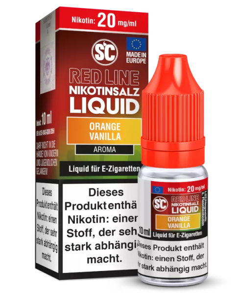 SC - Red Line - Orange Vanilla - Nikotinsalz Liquid