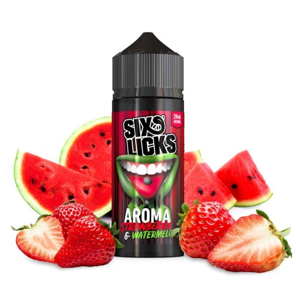 Six Licks - Strawberry Watermelon 10ml Aroma Longfill