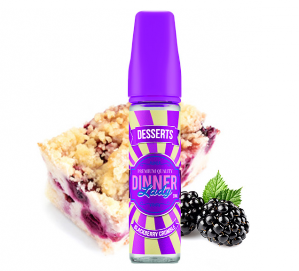 Dinner Lady - Dessert - Blackberry Crumble 20ml Aroma Longfill