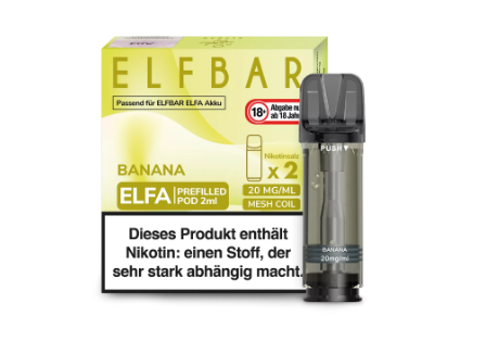 Elfbar - Elfa Pod Banana (2 Stück pro Packung)